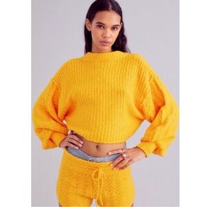 NWOT Urban Outfitters Out From Under Adeline Mock Neck Cropped Sweater